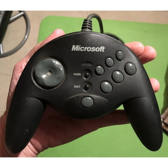 Microsoft SideWinder Gamepad 90873 15-pin Serial Game Port Version Controller - Picture 1 of 4
